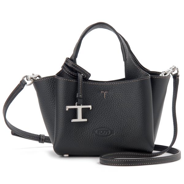 TOD'S トッズ ショルダーバッグ レディース ブラック TOD'S トッズ ショルダーバッグ レディース ブラック