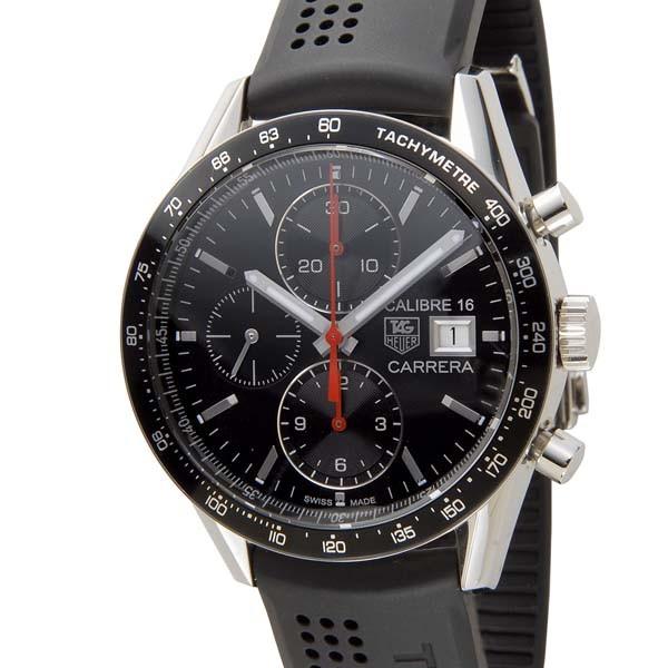 タグホイヤー カレラ クロノグラフ 自動巻  SS 革 CV201AK TAG Heuer CARRERA タグホイヤー HEUER カレラ メンズ 腕時計 CV201AK