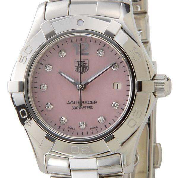 タグホイヤー Heuer 腕時計 アクアレーサー ピンクシェル Waf141a Ba04 10pダイヤモンド レディース ブランド Turismo Saocarlos Sp Gov Br