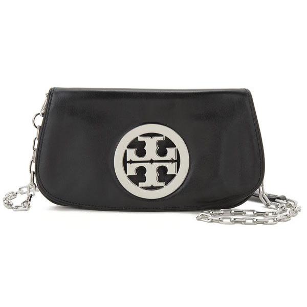 TORY BURCH トリーバーチ ショルダー クラッチバッグ メタリックロゴ  