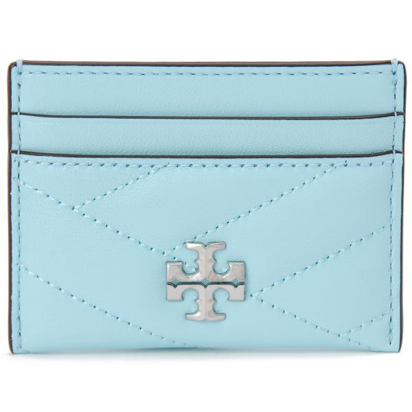 TORY BURCH トリーバーチ カードケース レディース  ライトブルー 90345 400 キラシェヴロン TORY BURCH（トリーバーチ） カードケース レディース ライトブルー