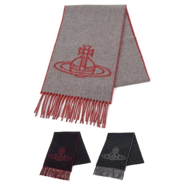 ヴィヴィアン ウエストウッド Vivienne Westwood マフラー 81030006W01MK DOUBLE FACE SCARF