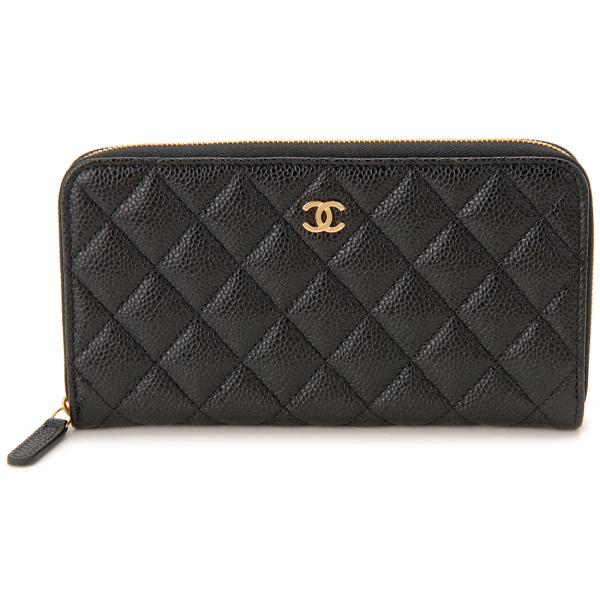 訳あり 正面左下に僅かに革擦れあり CHANEL シャネル 長財布