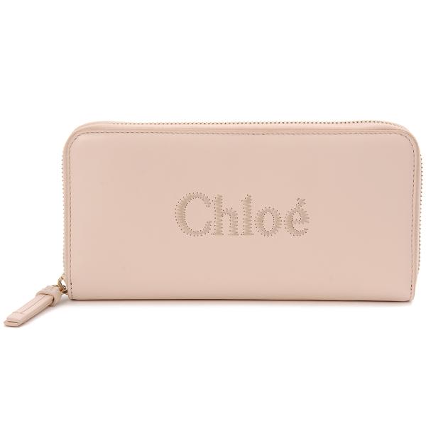 【傷あり】クロエ　財布 訳あり 正面左側に傷あり Chloe クロエ 長財布 ブラック