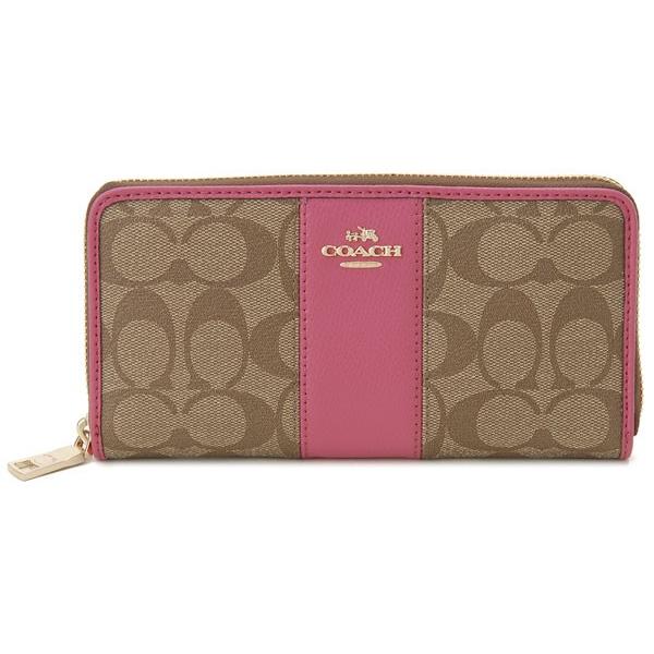 訳あり ファスナーメッキ不良 コーチ COACH ラウンドファスナー長財布 