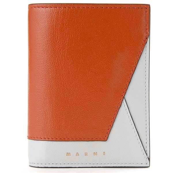 訳あり 表面左上に汚れあり MARNI マルニ 折財布 二つ折り財布  