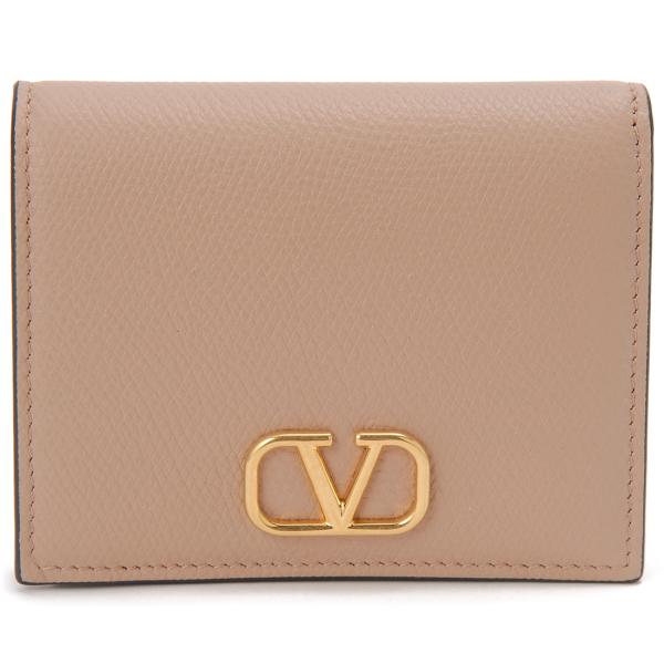 訳あり　正面左側に汚れあり　VALENTINO GARAVANI ヴァレンティノ ガラヴァーニ 二つ折り財布 レディース 3W2P0R39SNP GF9 VLOGO s-select_w-vt3