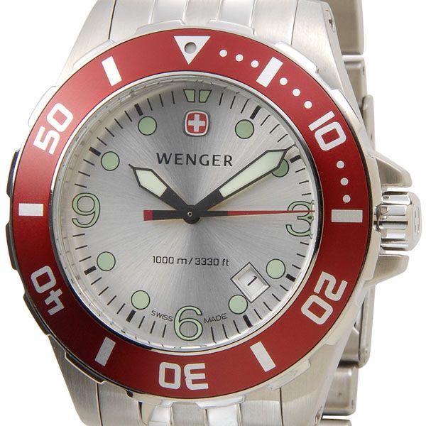 WENGER クォーツ腕時計 シルバー 楽天市場】【未使用品】【ウォッチ】WENGER ウェンガー デイト
