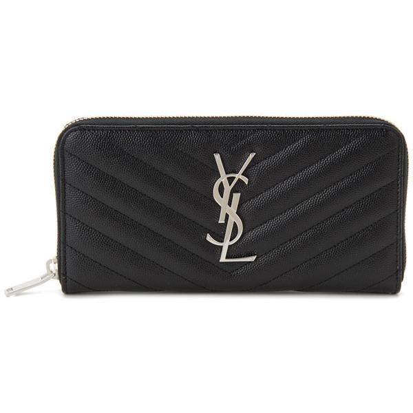 Yves Saint Laurent サンローラン ラウンドファスナー長財布 358094 
