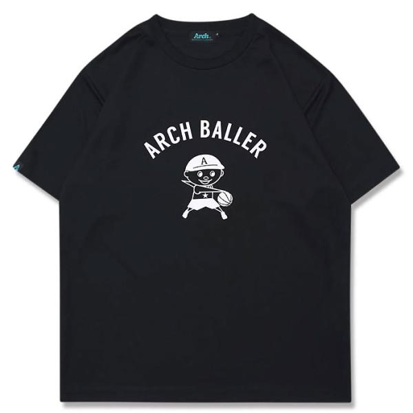 ＜ネコポス発送 送料無料＞ ARCH（アーチ）　T125166  BLK　バスケットボール　Ｔシャツ　shammgod tee DRY  26SS