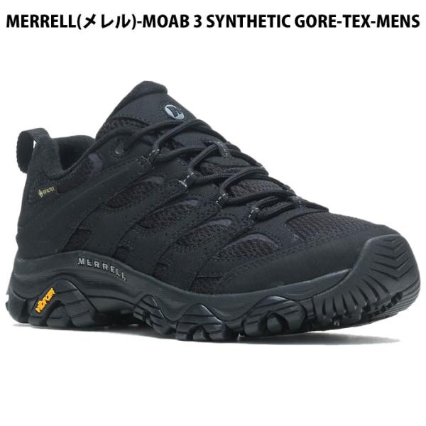 MERRELL（メレル）　M500239  メンズ  トレッキング  シューズ　MOAB 3 SYNTHETIC GORE-TEX モアブ 3 シンセティック ゴアテックス  26SS