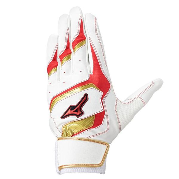 ＜ネコポス発送 送料無料＞ ミズノ（MIZUNO）　1EJEY29001  野球　ジュニア  バッティンググローブ  ウィルドライブ レッド 両手用  26SS