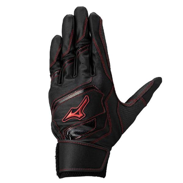 ＜ネコポス発送 送料無料＞ ミズノ（MIZUNO）　1EJEY29009  野球　ジュニア  バッティンググローブ  ウィルドライブ レッド 両手用  26SS