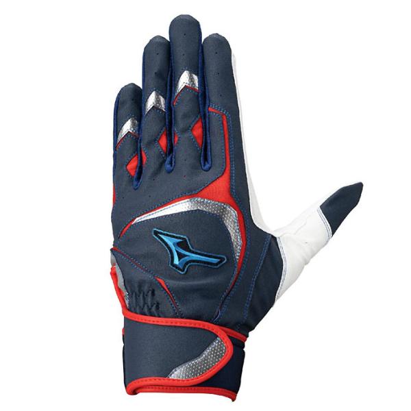 ＜ネコポス発送 送料無料＞ ミズノ（MIZUNO）　1EJEY29514  野球　ジュニア  バッティンググローブ  ウィルドライブ ブルー 両手用  26SS