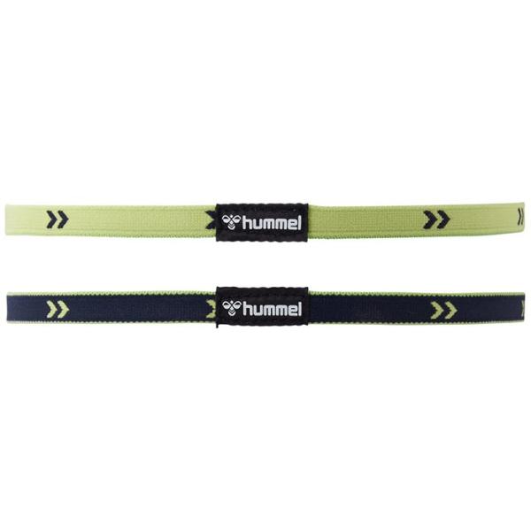 ＜ネコポス発送 送料無料＞ ヒュンメル（hummel）　HFA9117　3270　サッカー　リバーシブル ヘアゴム　25SS