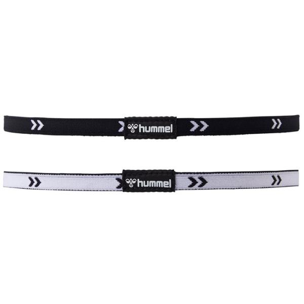 ＜ネコポス発送 送料無料＞ ヒュンメル（hummel）　HFA9117　9010　サッカー　リバーシブル ヘアゴム　25SS