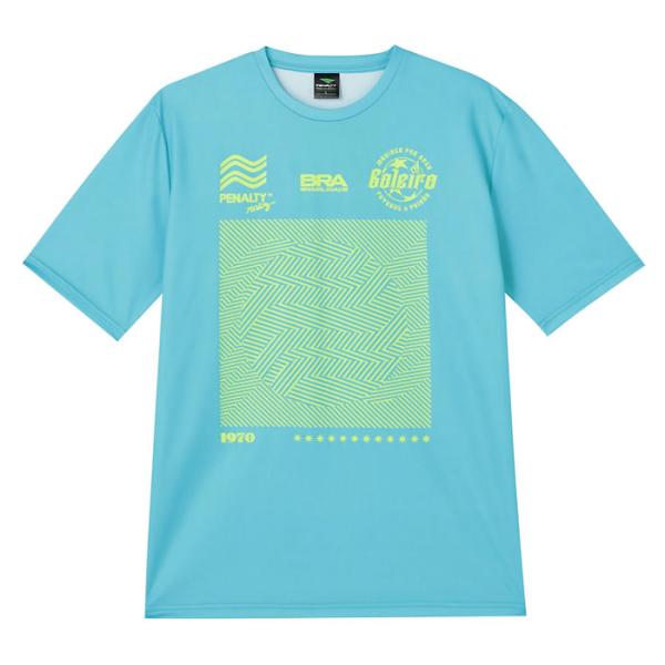 ＜ネコポス発送 送料無料＞ PENALTY（ペナルティ）　PTS6020J  86　サッカー　フットサル  ジュニア  ハイス S/S 1970 ロゴプリント プラクティスシャツ  26SS
