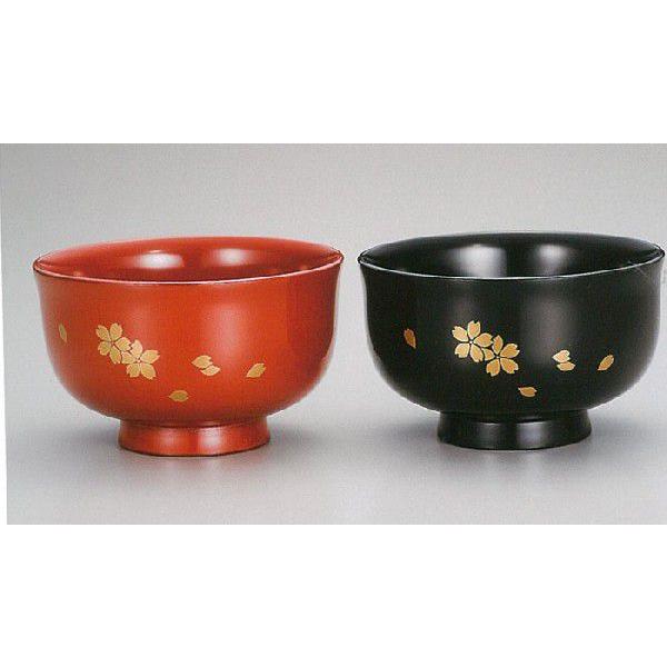 越前漆器4024-1C さくら 夫婦汁椀 : 名入れギフト漆器のしもむら