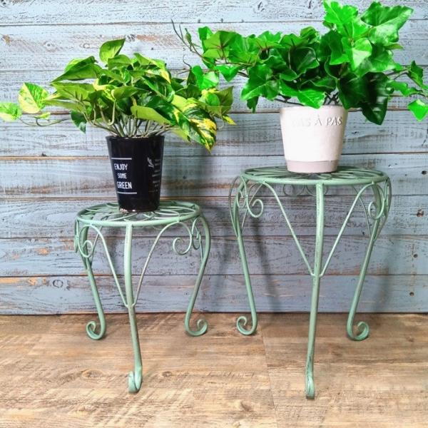 ガーデニング 雑貨 棚 花台 フラワースタンド アイアン アンティーク