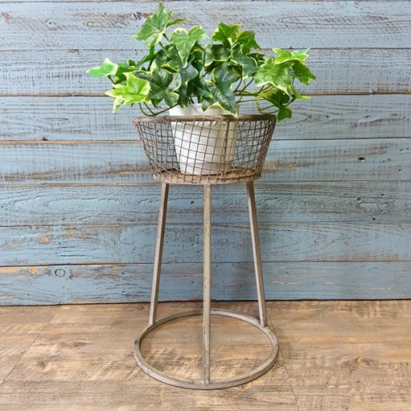 ガーデニング 雑貨 棚 花台 フラワースタンド アイアン