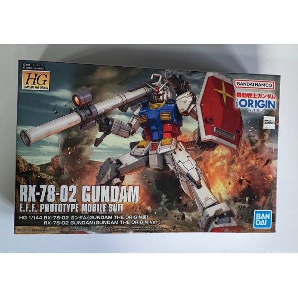 HG 機動戦士ガンダム THE ORIGIN RX-78-02 ガンダム 1/144スケール 色分け済みプラモデル Amazon.com: Bandai Hobby - Gundam The Origin - #26 RX-78-02 Gundam