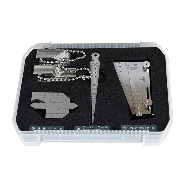 シンワ測定 鉄骨精度測定器具 5点セット 97575 : 職人技ネット工房