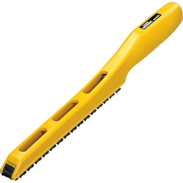 特徴：板金の中間仕上げ、石膏ボード・プラスチック・木材の荒削り、面取り、金属のサビ取り、ペンキ剥しなど、面倒な研削作業が手軽にスピーディにできる、いままでにない新しいタイプの工具です。従来の刃物と違い安全性が高く、どなたでも簡単に使えます。...