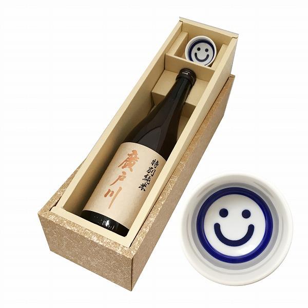 贈答箱入 廣戸川 特別純米 7ml ぐい呑みセット 日本酒 清酒 四合瓶 福島 きき猪口 盃 ぐいのみ 笑顔 スマイル ひろとがわ お花見 147setg 長左ヱ門商店 Yahoo 店 通販 Yahoo ショッピング