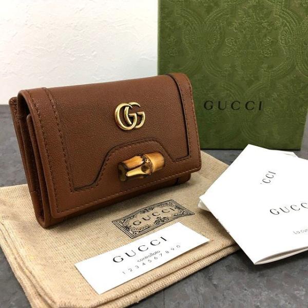 バンブー 送料込み！ 未使用品 GUCCI コンパクトウォレット