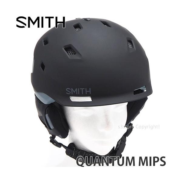 21-22 スミス クオンタム ミップス SMITH QUANTUM MIPS スノーボード スノボー ヘルメット プロテクター 2022 カラー:MATTE BLACK/CHARCOAL