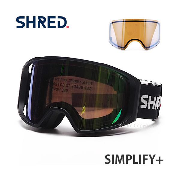 SHRED シュレッド SIMPLIFY スキー スノーボード ゴーグル-