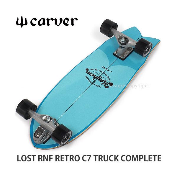Carver Surfskate Super Snapper 28 x 9.625 - C7 Raw trucks