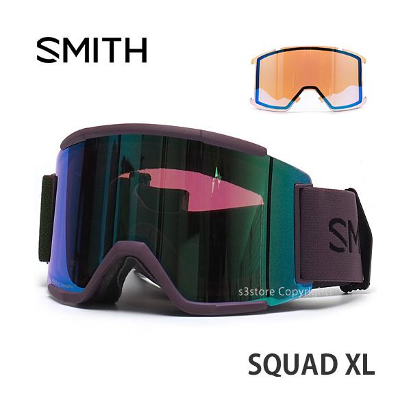 22-23 スミス SMITH SQUAD XL スノボ ゴーグル 替レンズ付 フレーム 