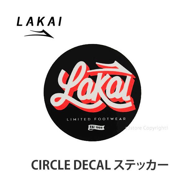 大人気定番商品 ラカイ ステッカー ラカイ サークル デカール LAKAI CIRCLE DECAL ステッカー シール スケートボード スケボー スケートシューズ スケシュー ストリート SKATEBOARD カラー:Teal White サイズ:7.3cm
