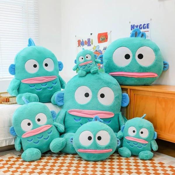 ハンギョドン 抱き枕 ぬいぐるみ 半魚 クッション おもちゃふわふわ 30/40/60/80/100CM 萌えグッズ 大きい 人形 背当て可愛い 誕生日 コスプレ小物 プレゼント