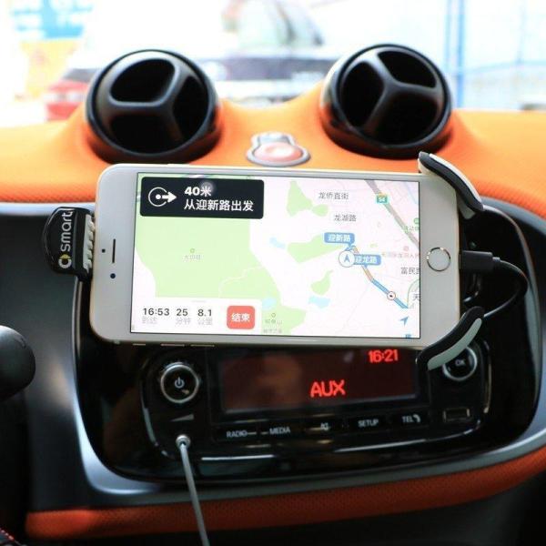 携帯電話ホルダー 車 スマホホルダー 車載 充電 メルセデス スマート 453 フォーフォーフォーツー カーナビゲーション