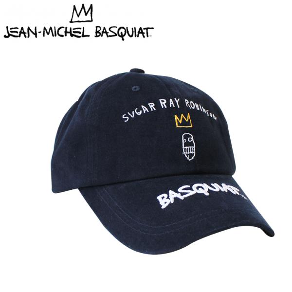 BASQUIAT バスキア ロゴ コットン ローキャップ Jean Michel