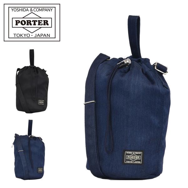 希少・廃盤★PORTERポーター デニム ホーボーショルダーバッグ吉田カバン PORTER ポーター デニム ドローストリングバッグ(L) 892-15102 DENIM