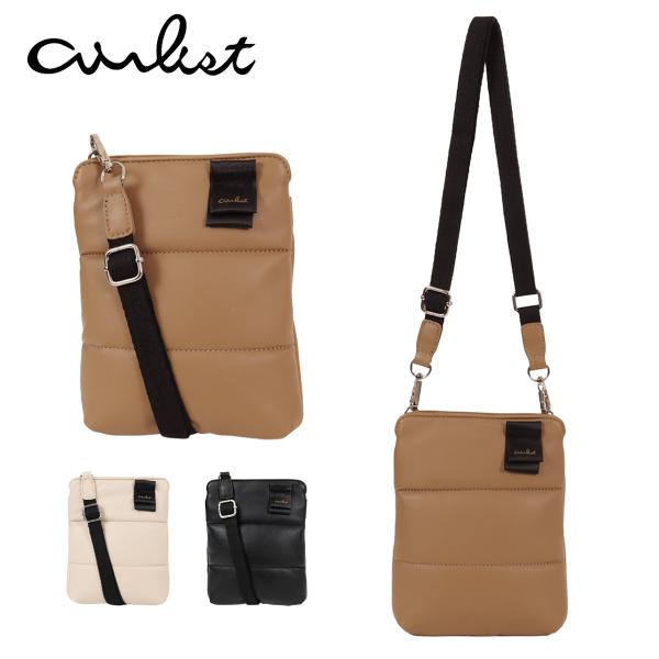 エアリスト ショルダーバッグ ミニショルダー 縦型 レディース 0024875 Sand サンド airlist ボンディング加工 綺麗め お出掛け カジュアル 軽量 肩掛け 斜め掛け airlist（エアリスト） ショルダーバッグ ミニショルダー 縦型