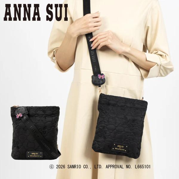【新品未使用】ANNA SUI×HELLO KITTY ショルダーバッグ ANNA SUI（アナスイ） ハローキティ ショルダーバッグ HELLO KITTY