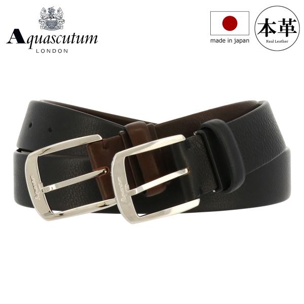 Aquascutum（アクアスキュータム） ベルト 620014 Aquascutum 本革