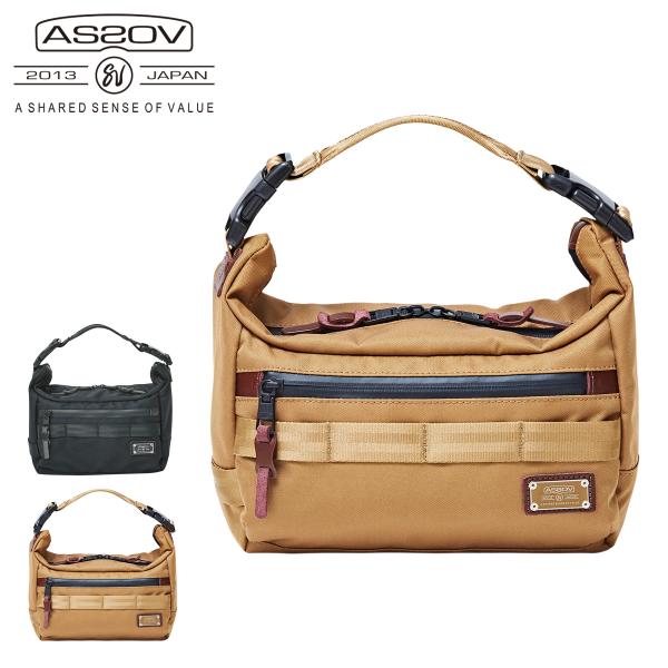 AS2OV（アッソブ） ショルダーバッグ 2WAY Sサイズ コーデュラドビー