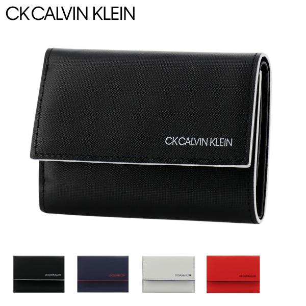 CK カルバンクライン 三つ折り財布 ミニ財布 ミニカラー メンズ 876604 CK CALVIN KLEIN 本革 レザー