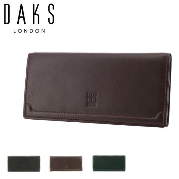 新品　DAKS ダックス　紳士用　本革　日本製　長財布　ブラック DAKS ダックス 長財布 プレステージ メンズ DP21115 (旧DP21114