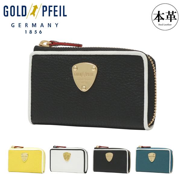 GOLD PFEIL（ゴールドファイル） キーケース 本革 5連 L字ファスナー