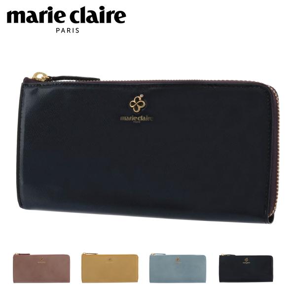 Marie Claire（マリ クレール） 長財布 L字ファスナー エナメル