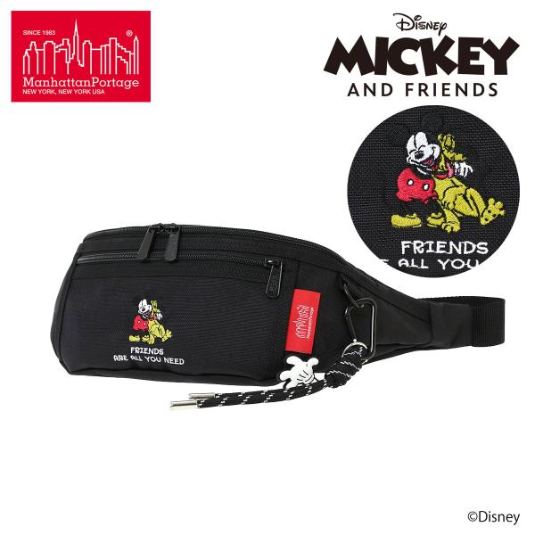 マンハッタンポーテージ ミッキーマウス ウエストバッグ ウエストポーチ MICKEY ＆ FRIENDS MP1101MIC26 manhattanportage プルート コラボ ALLEYCAT WAIST BAG