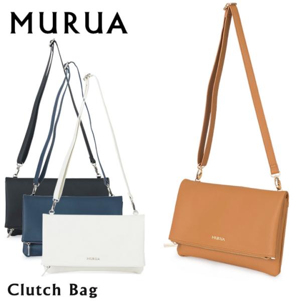 ムルーア Murua ショルダーバッグ Mr B4 ベーシック クラッチバッグ 2way レディース Po5 サックスバーpaypayモール店 通販 Paypayモール