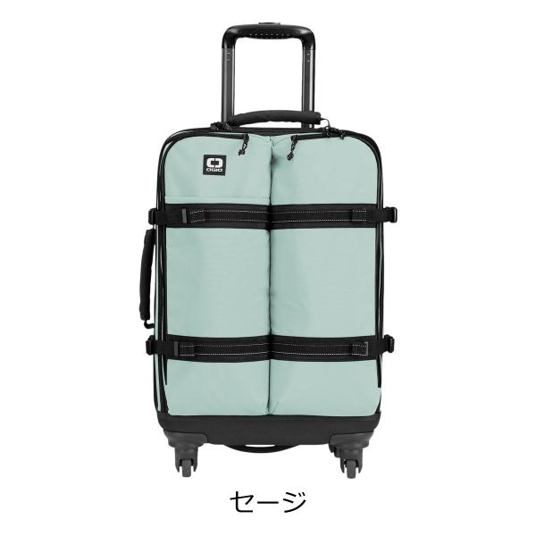 できるだけ オジオ ソフト ファスナー 機内持ち込み可能 撥水 サックス