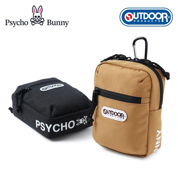 サイコバニー ゴルフ ポーチ OUTDOORコラボ メンズ レディース PBMG2FE6 Psycho Bunny アウトドアプロダクツ ゴルフポーチ